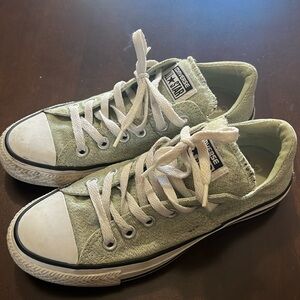 Converse, Size 6.5 Woman’s, Green Heather Shoes